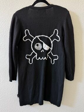 nununu - open front long knit cardigan